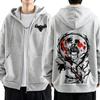 Anime Black Clover Yami Sukehiro Zipper Hoodies Men Women Clothing Fashion Pullovers Fleece Zip Up Hooded Sweatshirt Coat Jacket
