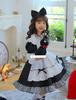 Alice Maid Halloween Cosplay Costume with Short Sleeve and Long Cute Lolita Popular for and School Sleeve Covers [RPFLQ] Girls' Dress, Apron, Sleeve,