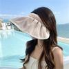 Summer Sun Visors Hat Women Visors Hat Women SunHat With Ponytail Hole Foldable
