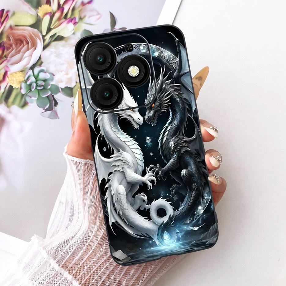 For Itel A50 A50C 4G Case Cool Lion Luxury Painted Cover Soft TPU Phone Case For Itel A50C A 50 C ItelA50 ItelA50C Fundas Bumper