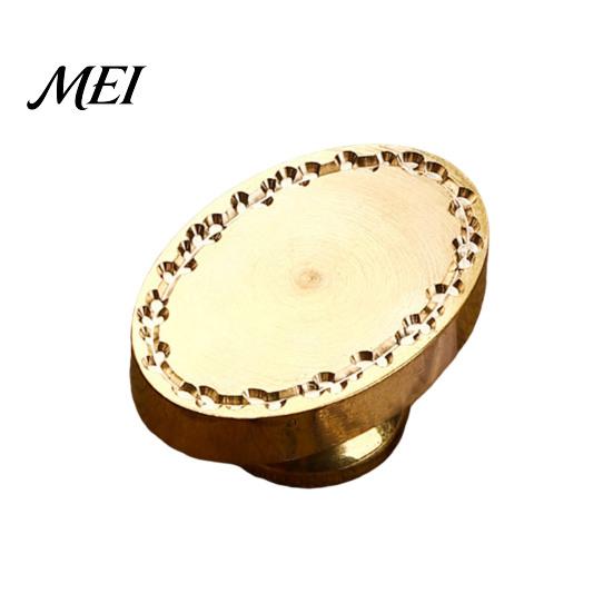 Minimalist Wax Head Frame Seal Stamp Head, Solid Brass Engraved Sealing Custom Replacement Heads for Envelope Gift Packaging Journal Card Decoration