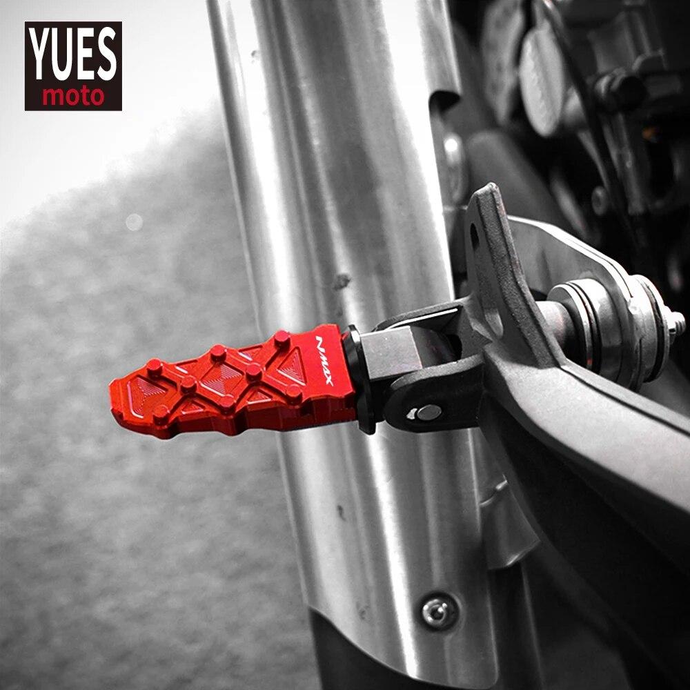 Motorräder Zubehör Hinten Fußrasten stützen Passagier Fußstützen Für Yamaha NMAX155 NMAX 155 125 2015-