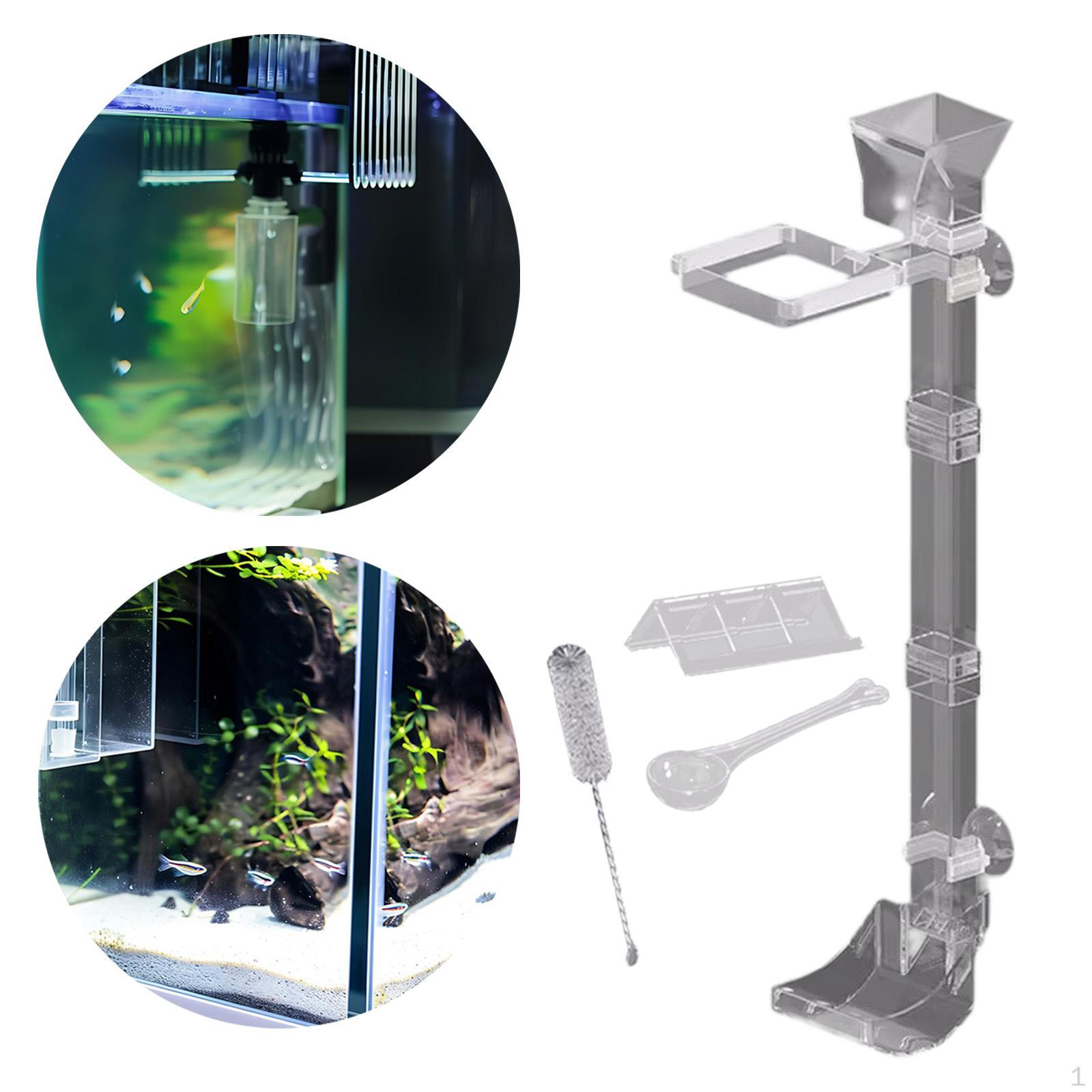 

Кормушка для рыбы, креветок, кормушка для бентосных животных, креветок, крабов, моллюсков, прозрачная, удобная height 17cm to 38cm