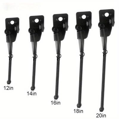 1 adet Bisiklet Yan Ayaklık Ayak Park Standı Destek Ayaklık Bisiklet Aksesuarları 12/14 İnç