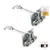 BDP697-1 2 Pieces Rear Left AND Right Door Catch Hinge Brake Stop Check Strap Limiter for Renault 19 21 7702253350 