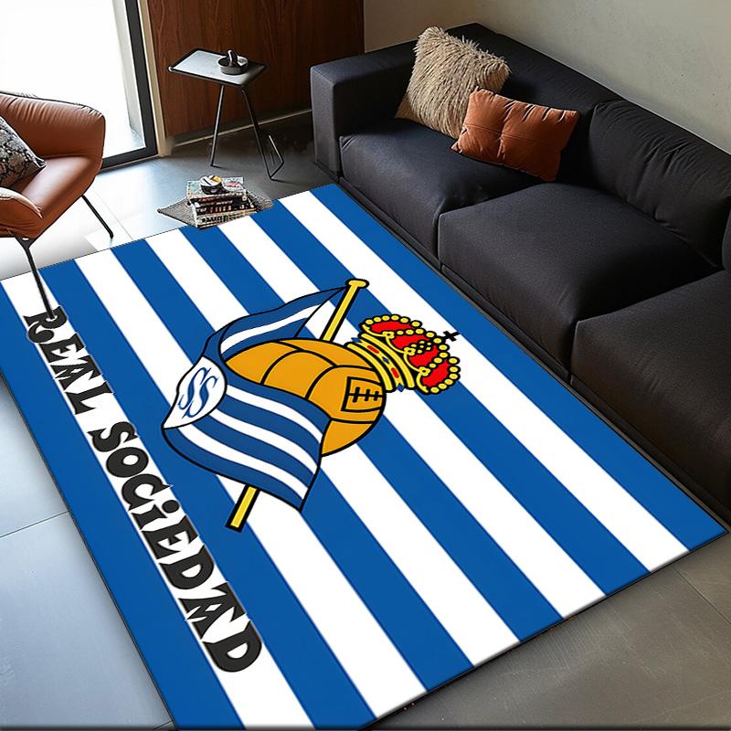 1PC rug Crown And Soccer Ball Sociedad Carpet, Chair Rug,Area Rug for Office Bedroom living rooms bedroom, Doormat decor Christmas fan gifts