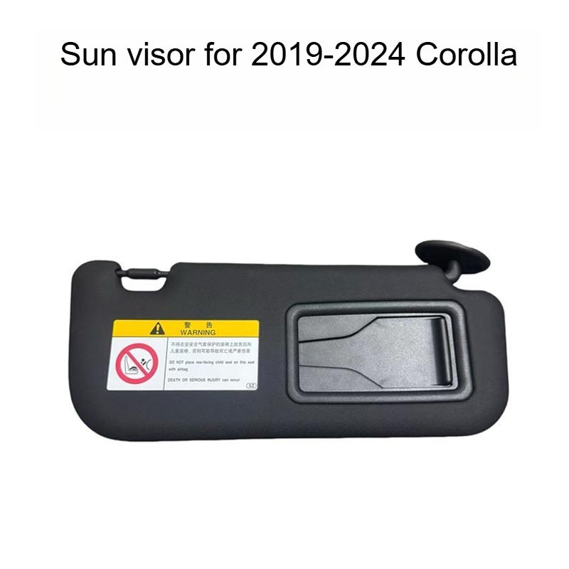 Gray Beige For Toyota Corolla, Leiling 2014-2024, Sun Visor Car Visor Sunscreen Blackout Sun Visor Makeup Mirror