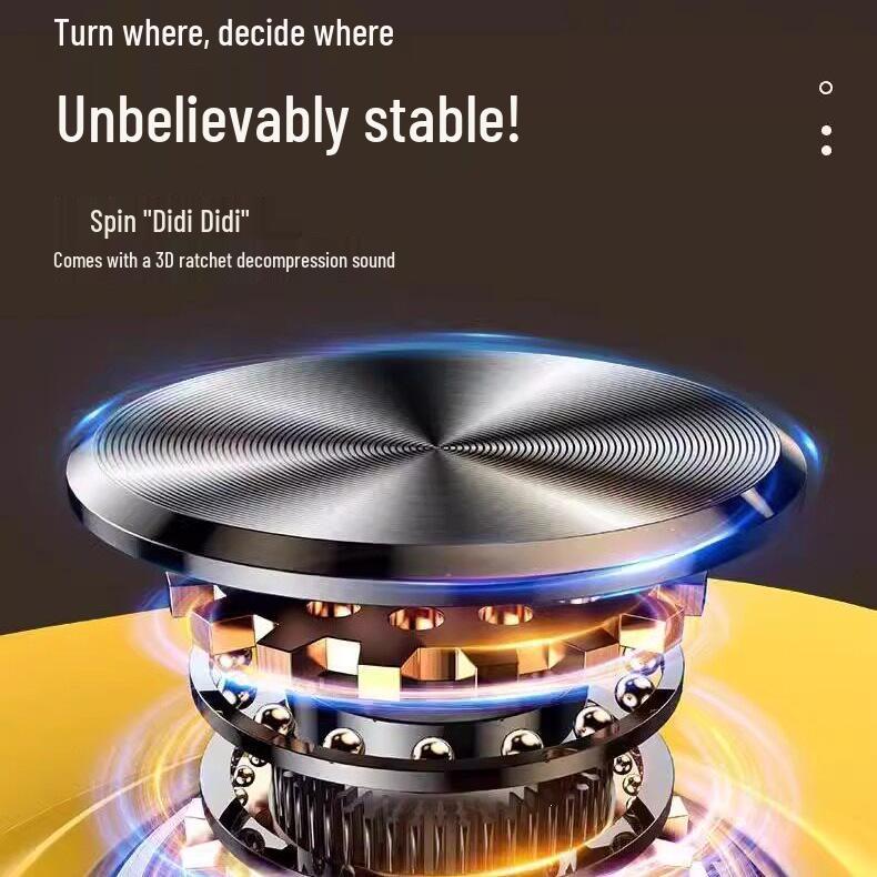 360° Rotating Metal Desktop Phone and Tablet Stand with Dual Axis Adjustment
