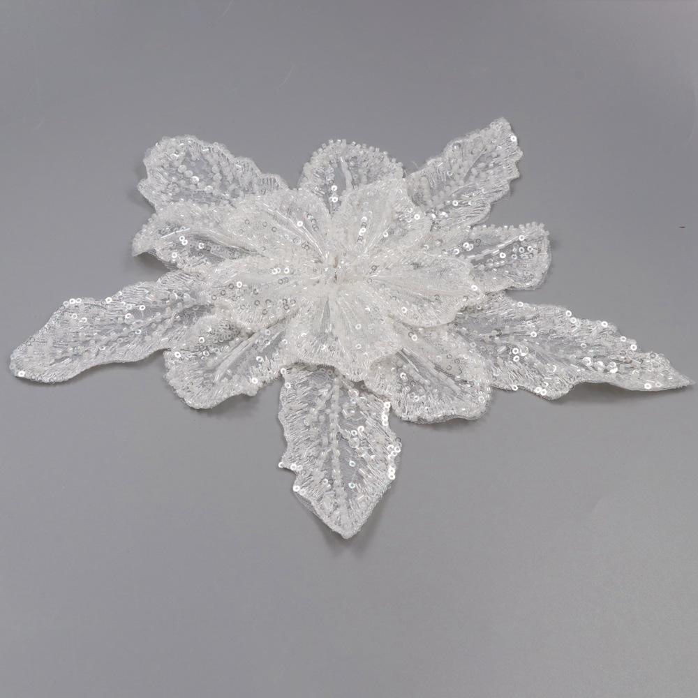 DIY Clothing Brooch Flower Appliques Embroidered Patch Multi-layer Clothing Patches Removable 3D Clothing Applique Dressmaking