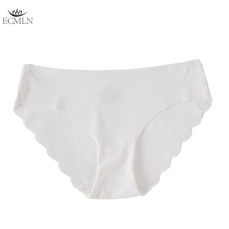 Braguitas sin costuras para mujer Ropa interior ultrafina Comodidad Íntimos Lencería sexy Talla grande Tiro bajo Calzoncillos para mujer