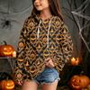 Kids Casual Halloween Print Hoodie for Holiday and Everyday Wear