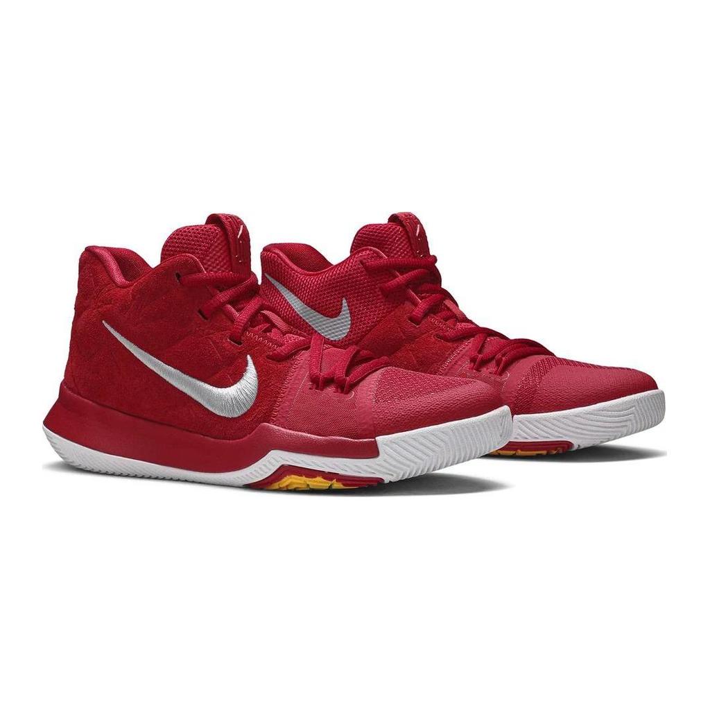 Nike Kyrie 3 Grade School Mid Top Children's Basketball Shoes Red White 859466-601