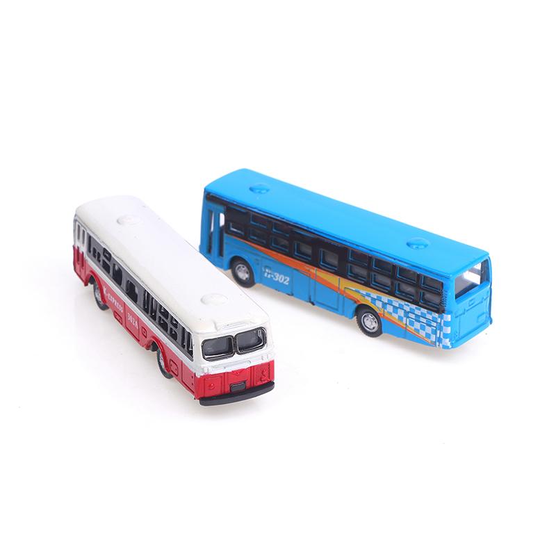 Scale 1/150 Metal Miniature Model Bus For Garden /Railway/Railroad/Train Layout/Toy Diy