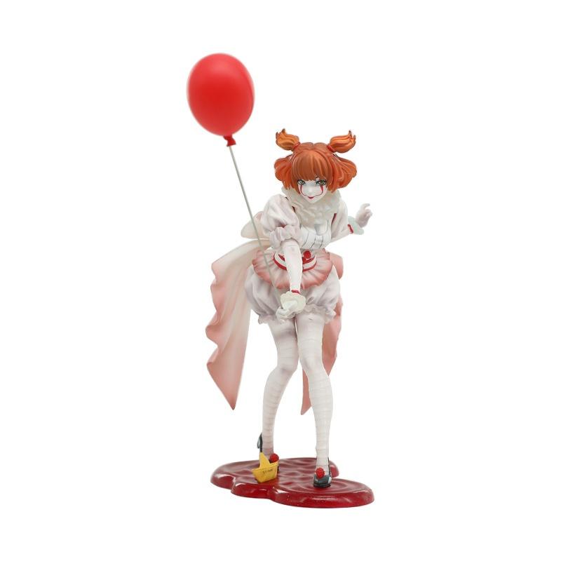 Horror-themed Resurrection Circus Pvc Handicraft Of Pennywise Movie Clown Girl