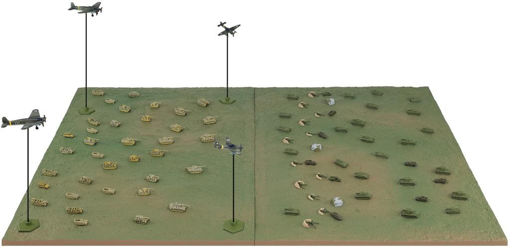 Pit Road SPS Series War 1943 Battle of Kursk Plastic Model Kit SPS31 1/700 German-Soviet