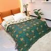 Throw Blanket Cotton Double Sided Sofa Cover Nordic Sofa Cushion Leisure Blanket Bedspread Four Seasons Thin Quilt