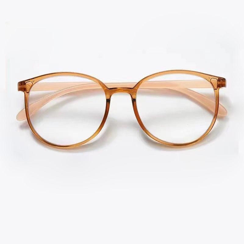Large Frame Round Vintage Reading Glasses Women Men Lightweight Full Frame Anti Blue Light Presbyopia Eyewear