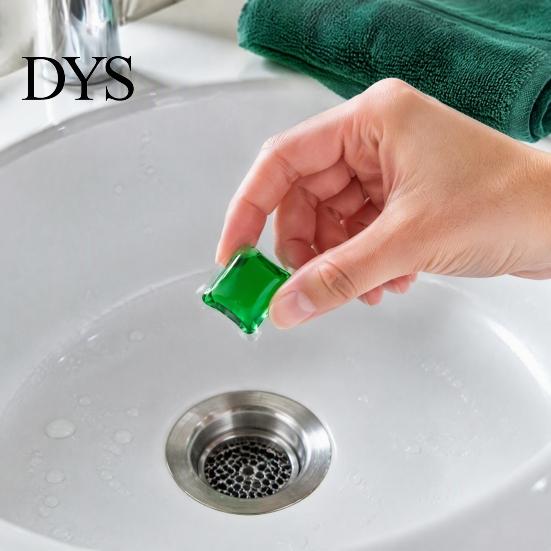 Badewannenabflussreiniger Geruchsentferner Kapseln, Wasserlösliche neutralisierende Kapseln, Langlebige wasserlösliche Reinigkapseln Frischer Duft Deodorant