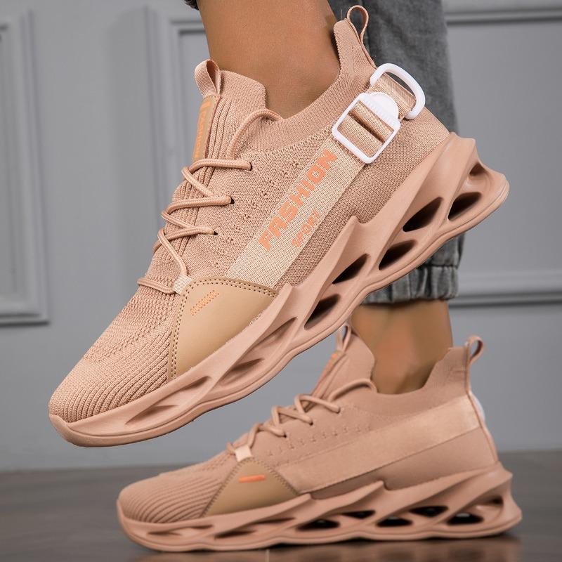 Мужские и женские кроссовки с толстой сеткой на подошве - модные легкие мужские кроссовки — фото 8