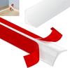 1PC 1/2m Quarter Round Trim L-Shaped Bendable Silicone Self-Adhesive Peel and Stick Molding for Floor Edge, Wall Corner, Stairs,