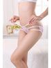 "Water-Soluble Floral Jacquard Hemming Women's Underwear - Comfortable & Breathable"