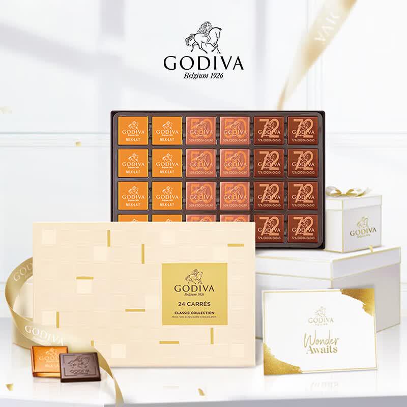 Godiva Classic Assorted Chocolate Bars Gift Box