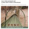 260x140cm 1pc Quick Deploy Nylon Hammock Built-In Mosquito Net Anti-Rollover Automatic Mosquito Guard Ideal for Outdoor Camping