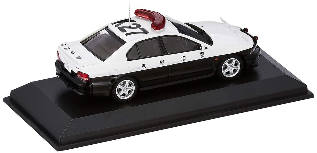 RAI'S 1/43 Mitsubishi Galant VR-4 (EC5A) 2002 Kyoto Prefectural Police Expressway Traffic Police Vehicle (K27) Finished Model H7430207