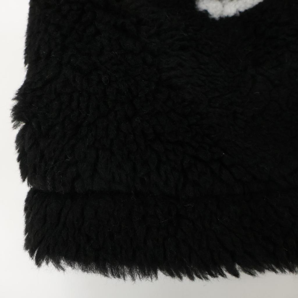 Saint Michael ×Denim Tears SM-YS1-0000-C51 Black Boa Coat Coat M blackUsed