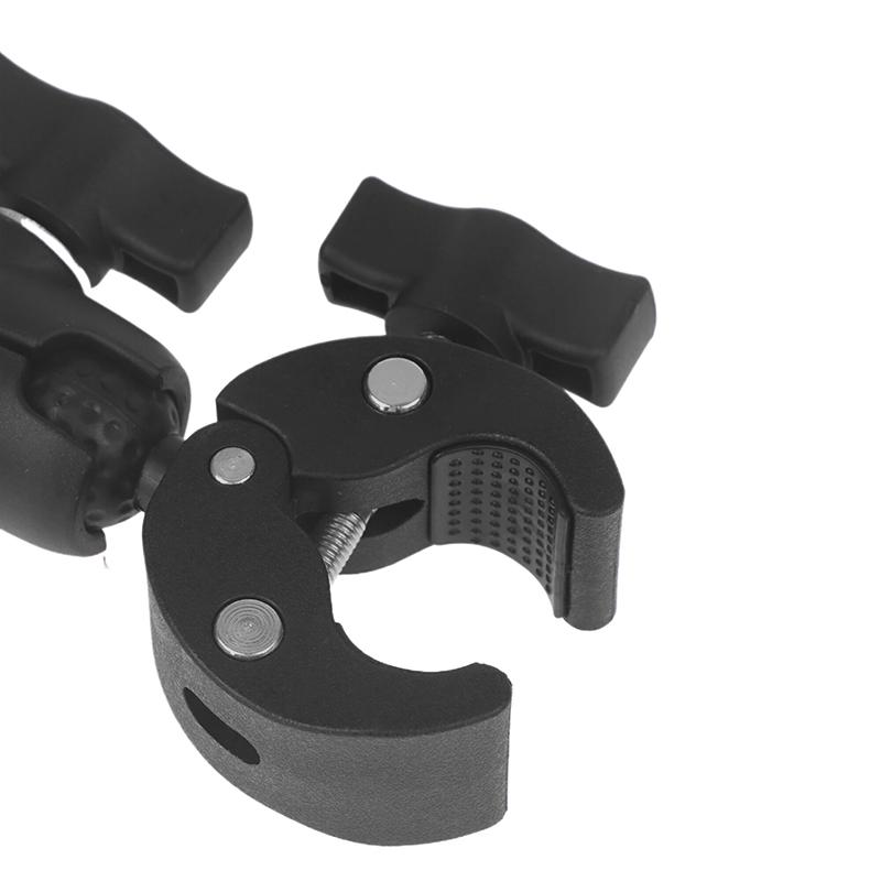 1 Piece Bike Motorcycle Handlebar Support Bracket Camera Super Clamp Mount Holder For Go Pro 13 12 11 Insta360 X3 X4 Dji Parts