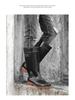 Men's Waterproof Non-Slip High-Top Rain Boots, Thick-Soled and Wear-Resistant for Fishing, Work, and Mining.
