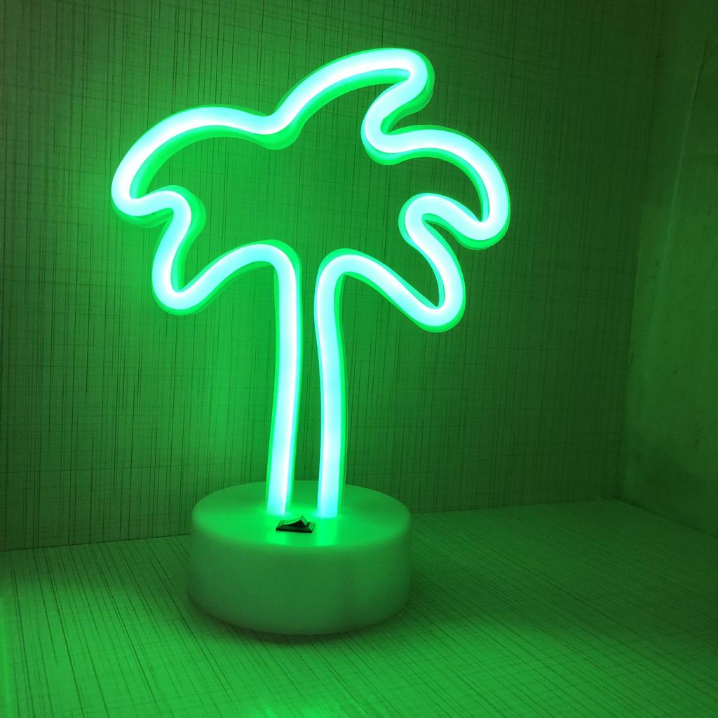 Heart-Shaped LED Neon Desk Lamp for Romantic Bedroom Decor