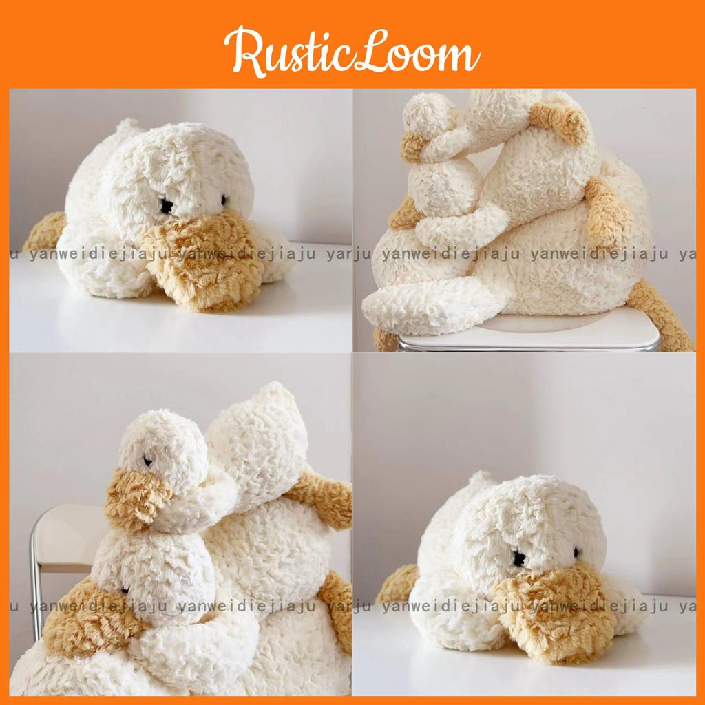 Plush Cute Duck Pillow With Soft Fabric For Kids Bedroom Accessory