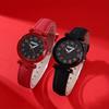 2pcs/set Women Watch Set Elegant Women PU Leather Quartz Watches Analog Fashion Wristwatch Sets Ideal Choice for Gifts.