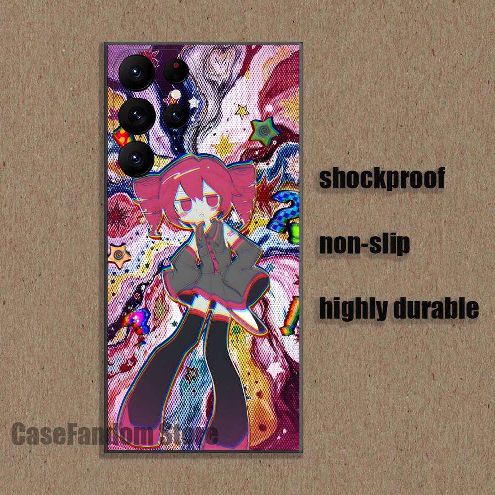 K-Kasane T-Teto Get To Me For Samsung Phone Case S26,S25,S24,S21,S22,S23,S30,Ultra,S20,Plus,Fe,Lite,5G Black Cover