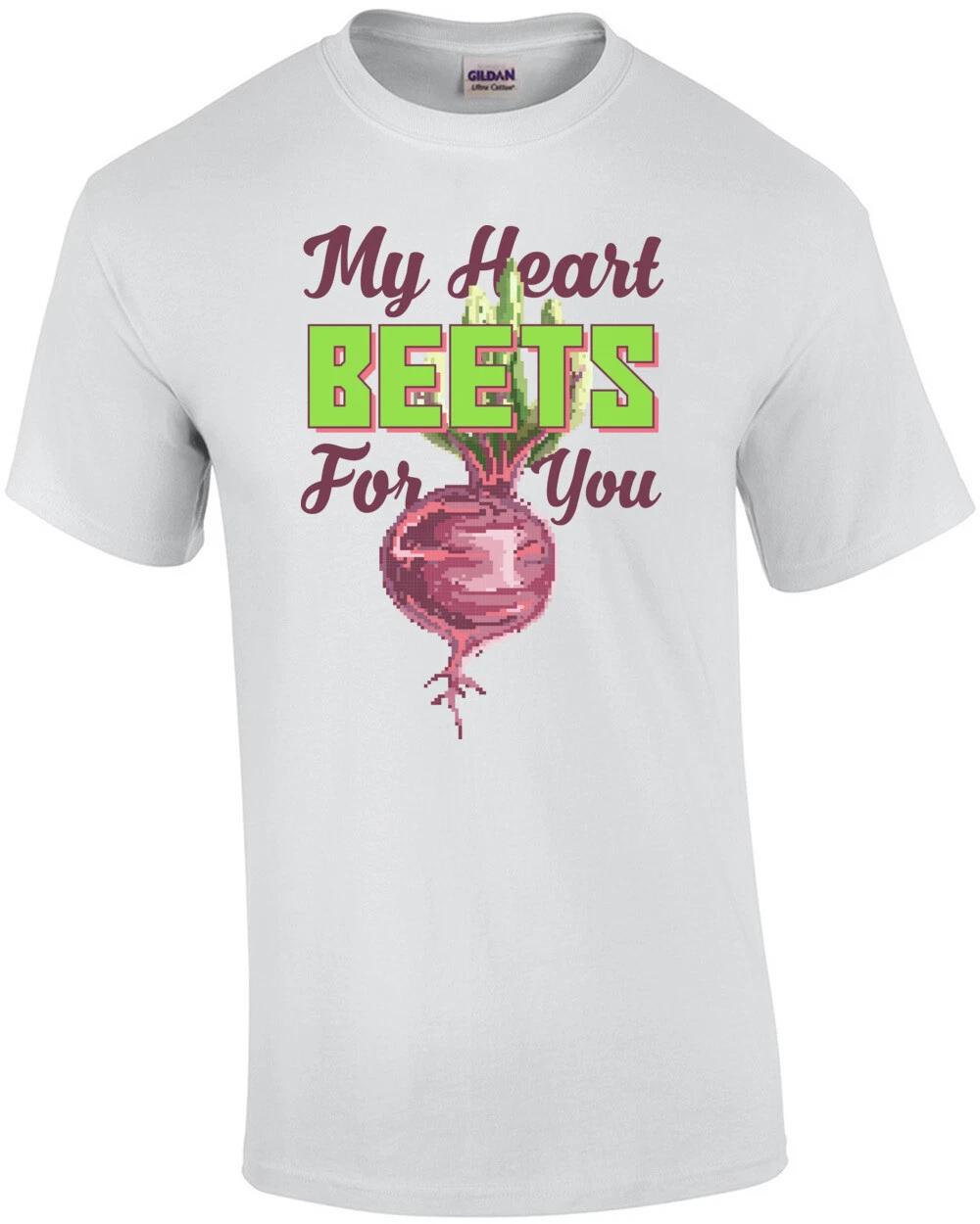 My Heart Beets For You Retro Pun T-Shirt L