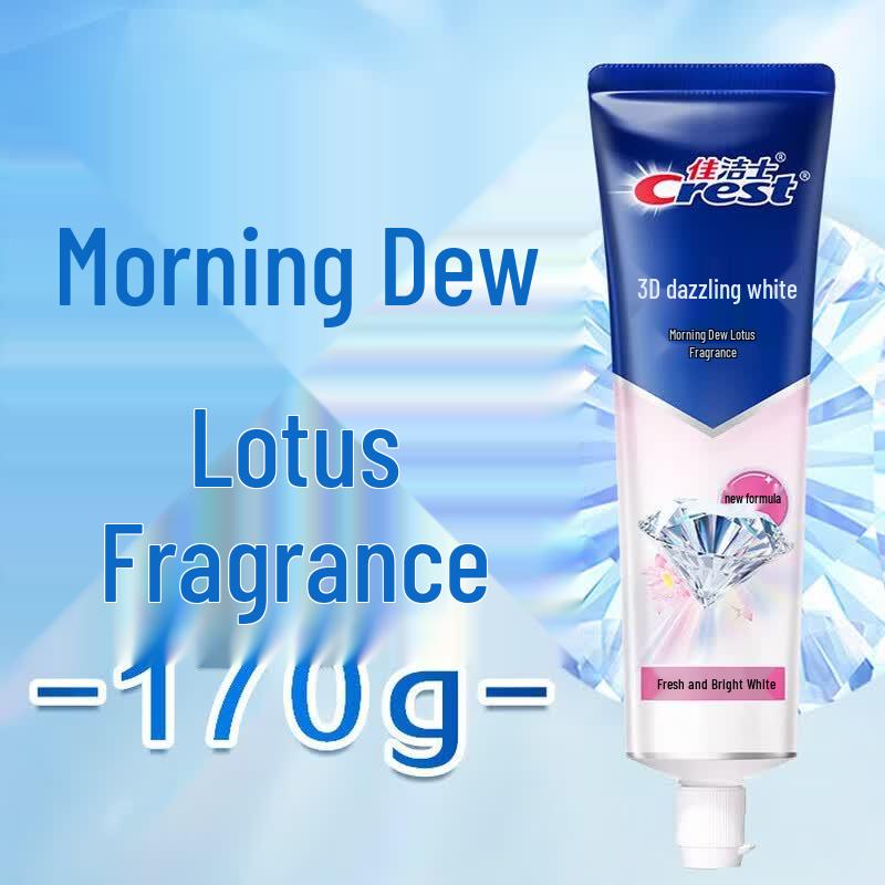 Crest 3D White Morning Dew Lotus Toothpaste
