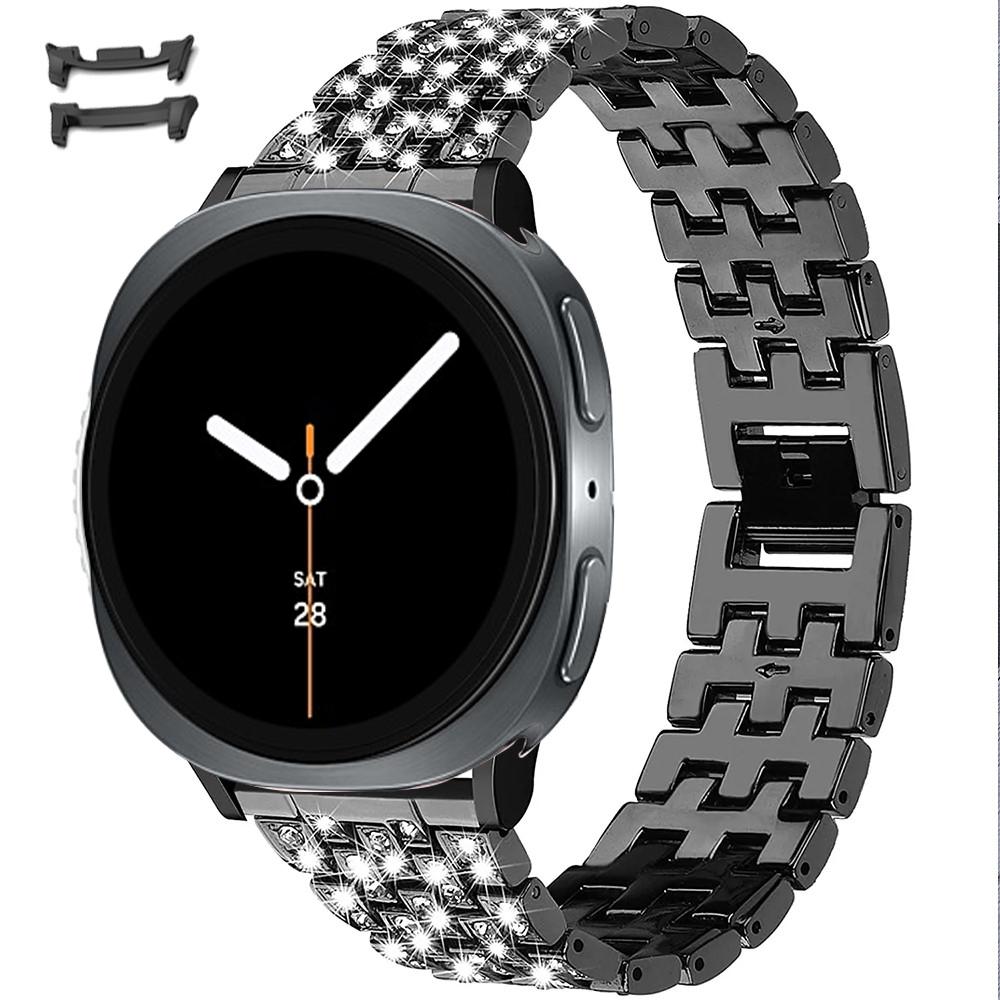 Diamond Band for Samsung Galaxy Watch 8 strap 40mm 44mm Sturdy stainless steel bracelet correa galaxy watch 8 classic 46mm belt