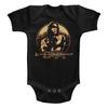 Conan The Barbarian Shield Black Baby Romper T-Shirt