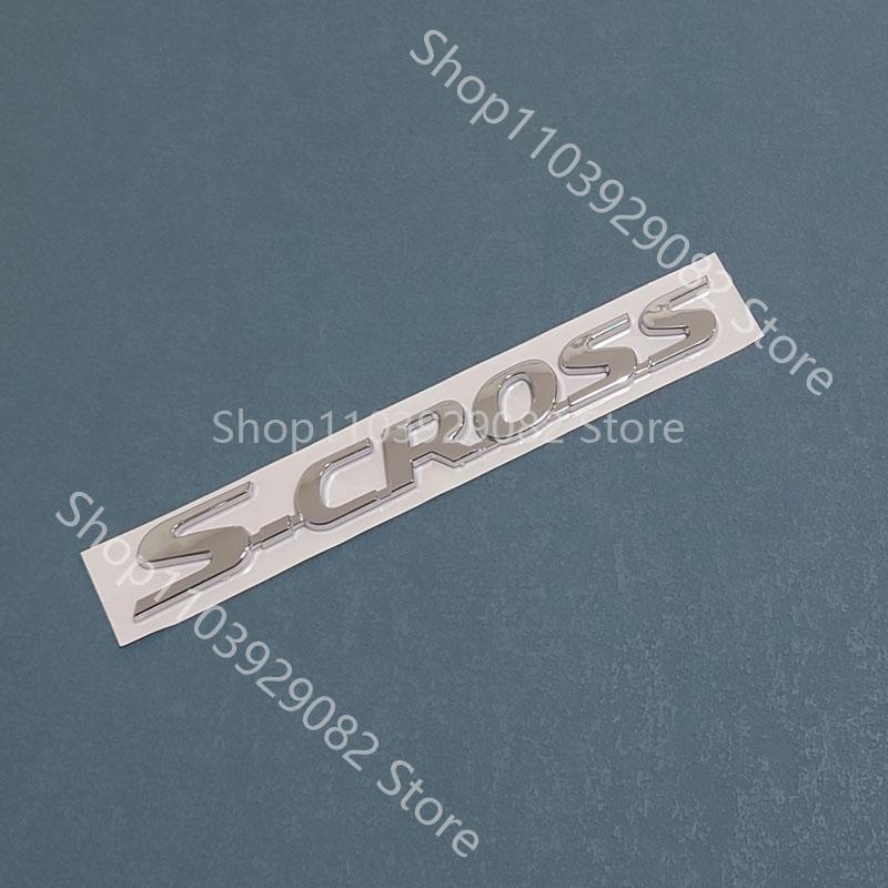 For SUZUKI S-Cross Vitara Black Emblem Rear Trunk Script Badge Decal Logo Symbol