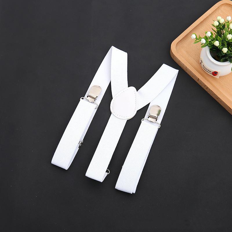 Kids Y-Back Elastic Suspenders with Clips