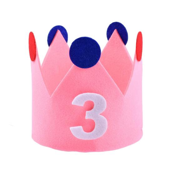 Narozeninová párty čepice Pohodlná velikost Ručně vyráběná koruna ve tvaru široké škály aplikací Okrasná párty dekorace Odolná proti opotřebení Dekorace na narozeninovou párty
