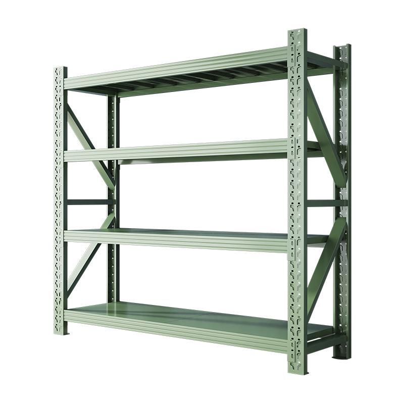 Adjustable Military Green Medium Duty Steel Shelving Rack