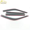 3D Stainless Steel Rain Guard Trim for Santana - Decorative Car Accessory Sticker.