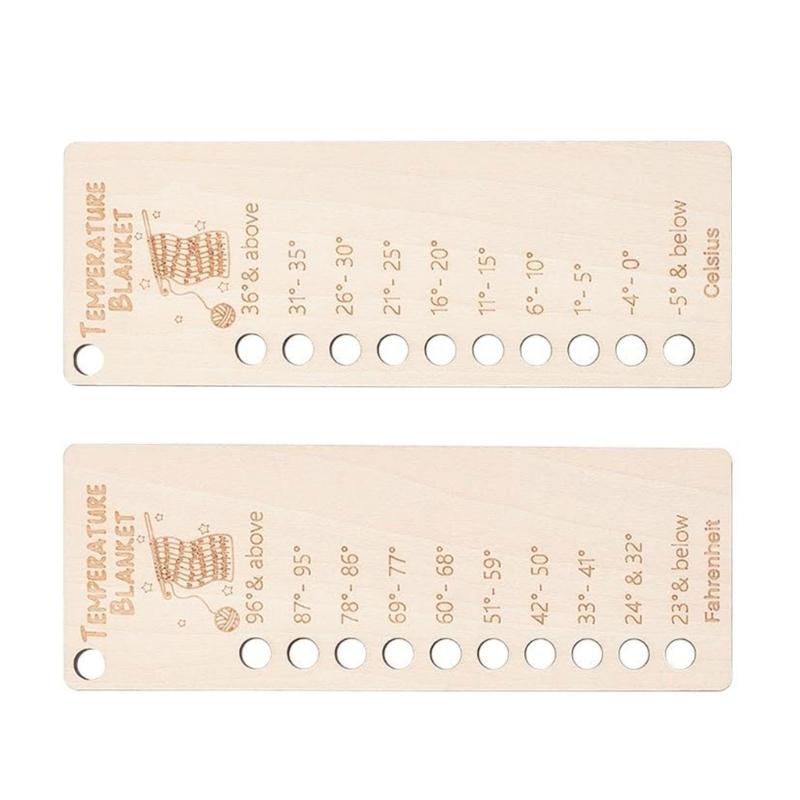 Practical Temperature Blanket Practical Blanket Planner Reusable Color Cards