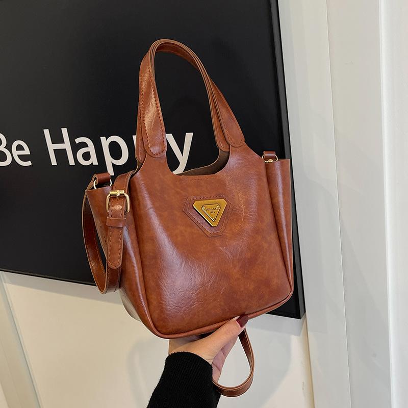 

Ретро Портативная сумка-тоут Женская сумка Высококачественная универсальная сумка-мессенджер через плечо с нишевым дизайном