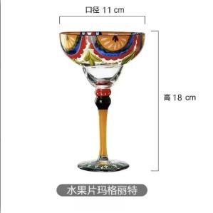 High end crystal glass 360 degree rotating decanter drum 1500ml decanter wine dispenser inflator mirror kettle decoration