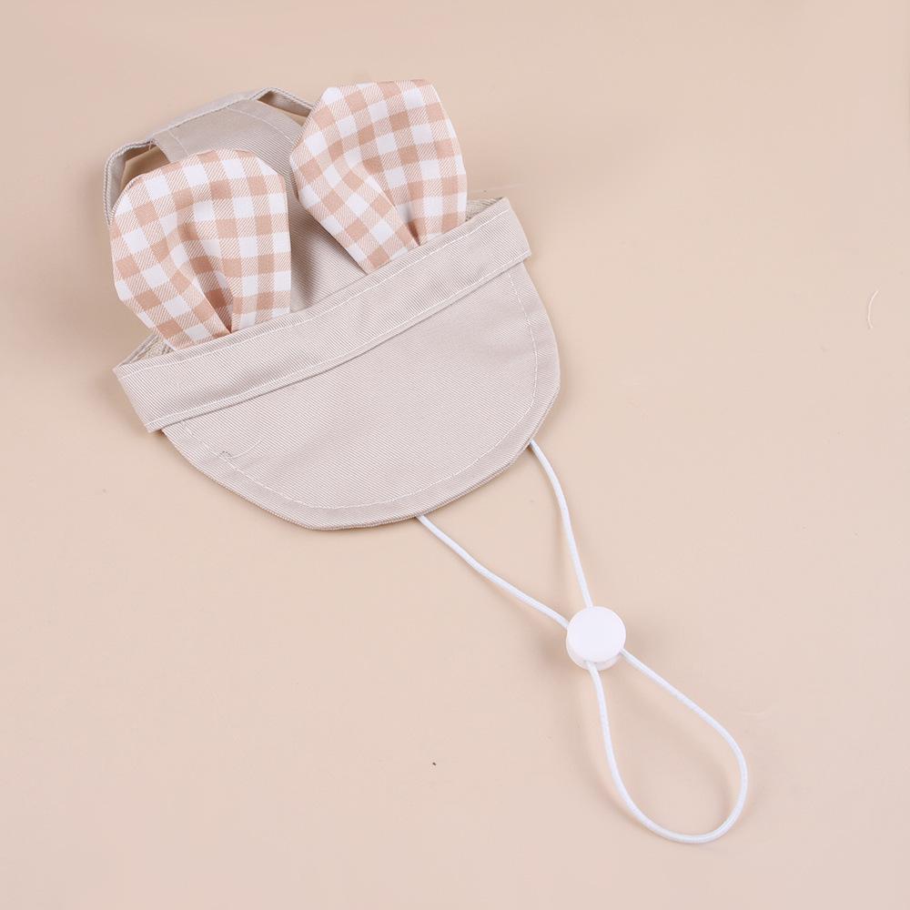 

Летняя шляпа от солнца для домашних животных, дышащая кепка рыбака с отверстиями для ушей, цветочный принт, защита от солнца для собак и кошек, весенний отдых на свежем воздухе S