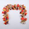 Artificial Maple Leaf Garland Fake Fallen Leaves Autumn Decor Rattan for Thanksgiving Halloween Festivals Wedding Xmas Decor