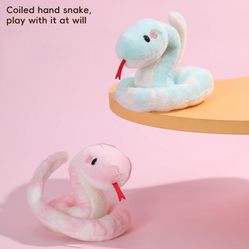 Plush Year of The Snake Plush Toy Wrap Around Arm Snake Animal Doll  Kids Birthday Christmas